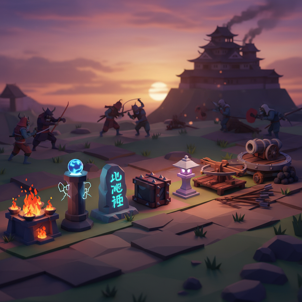 七個戰場節點，從圓盤到陣地