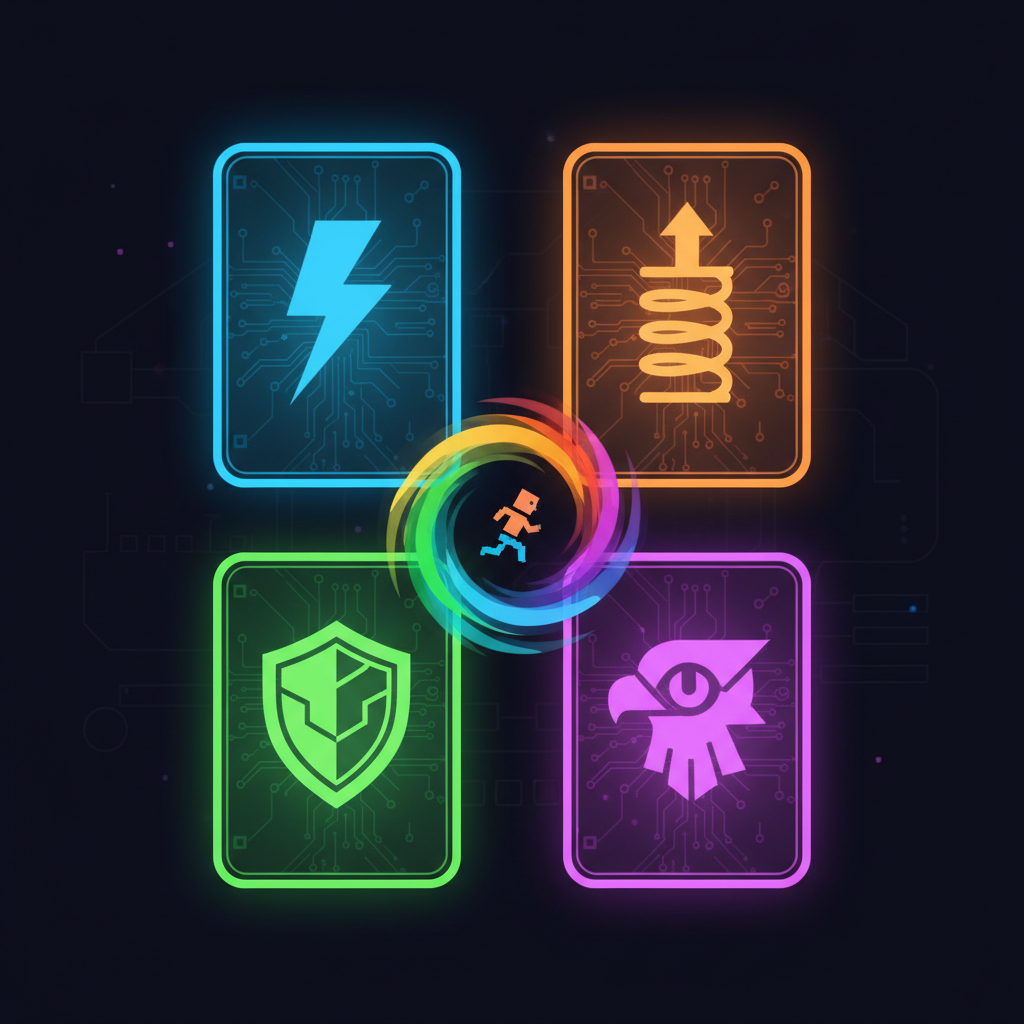 Four intervention ability cards