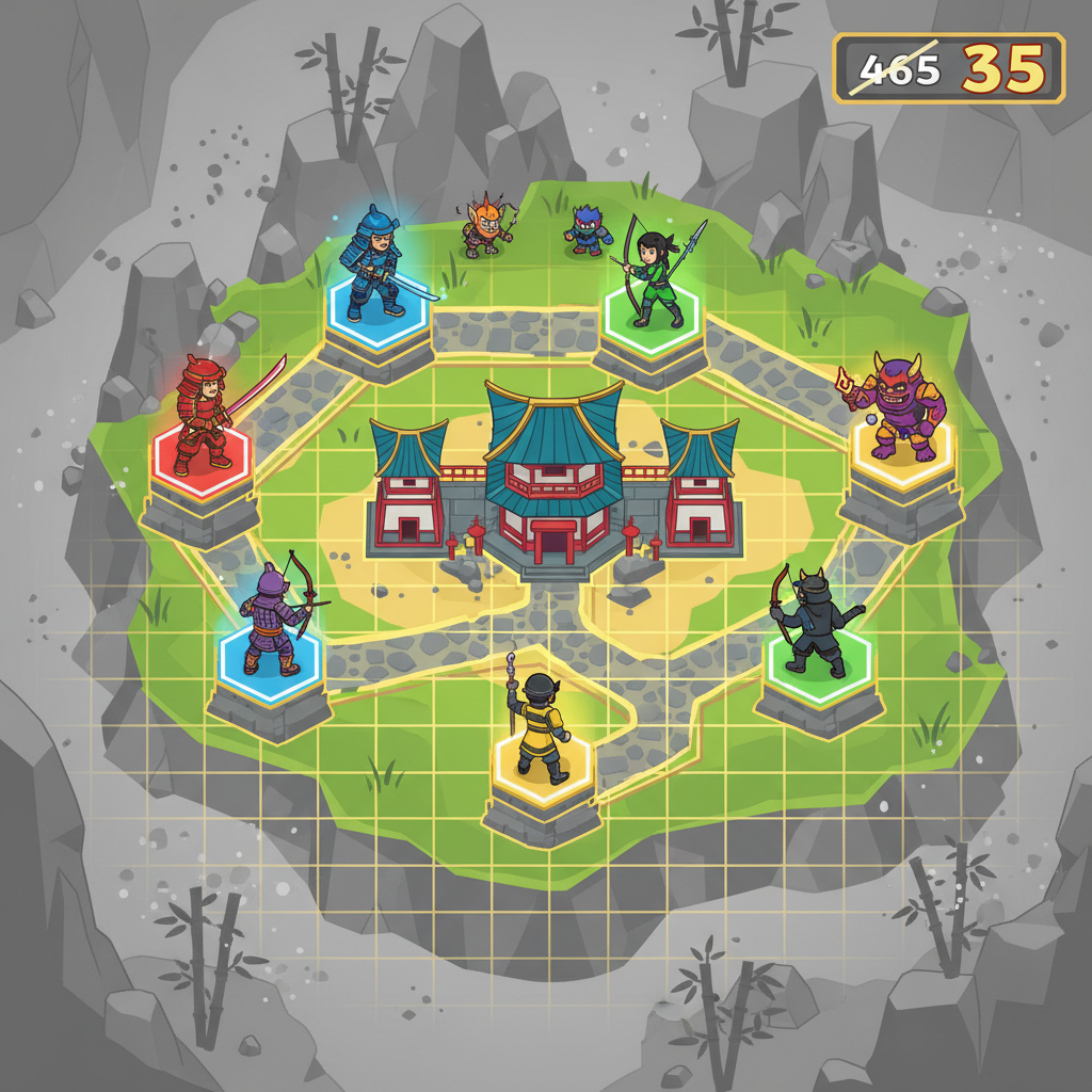 只描邊 35 個：英雄、敵人、建築