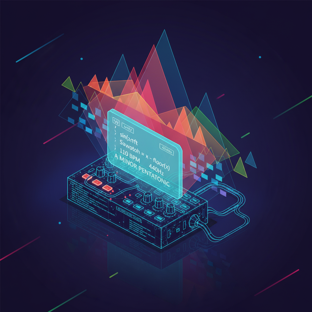 代碼合成的音樂——一個不存在的合成器，奏出了一首存在的歌