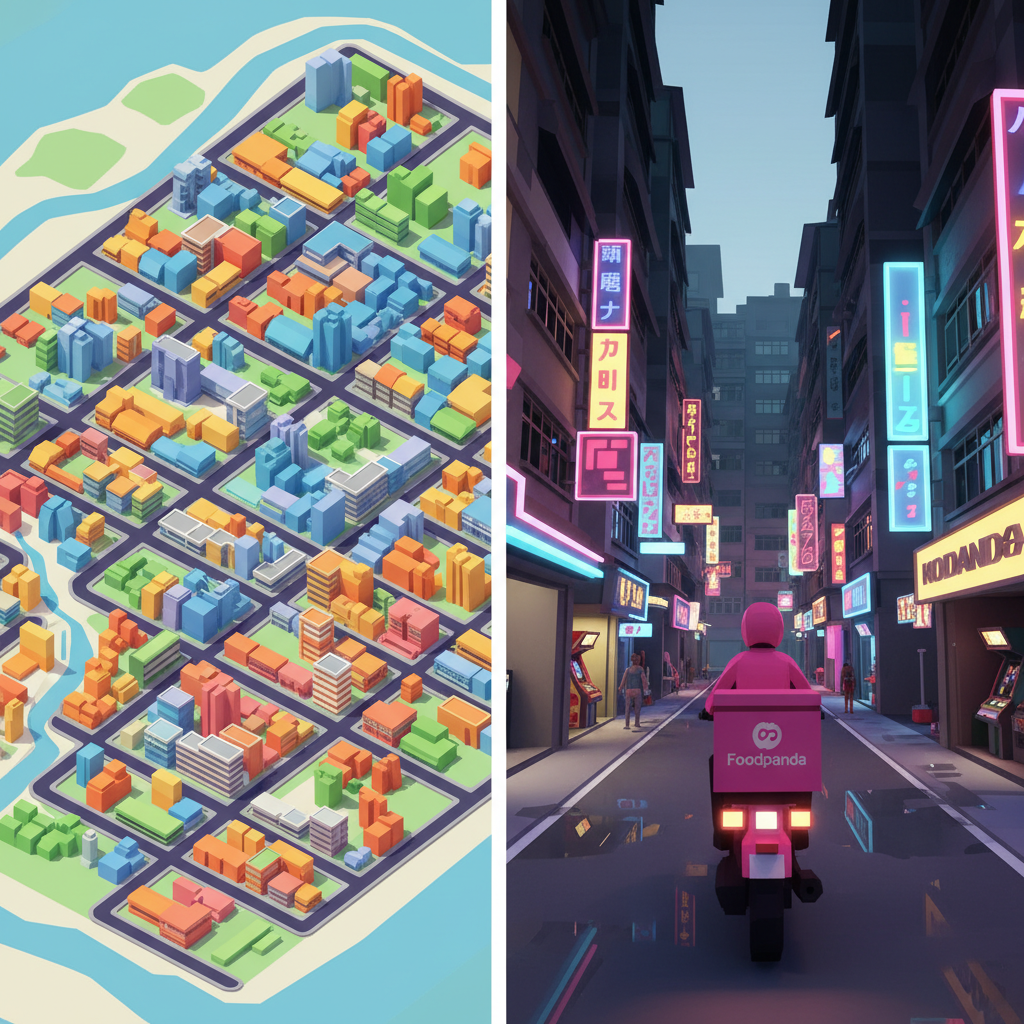 從俯視到街道視角，外送員改變了這個遊戲的一切