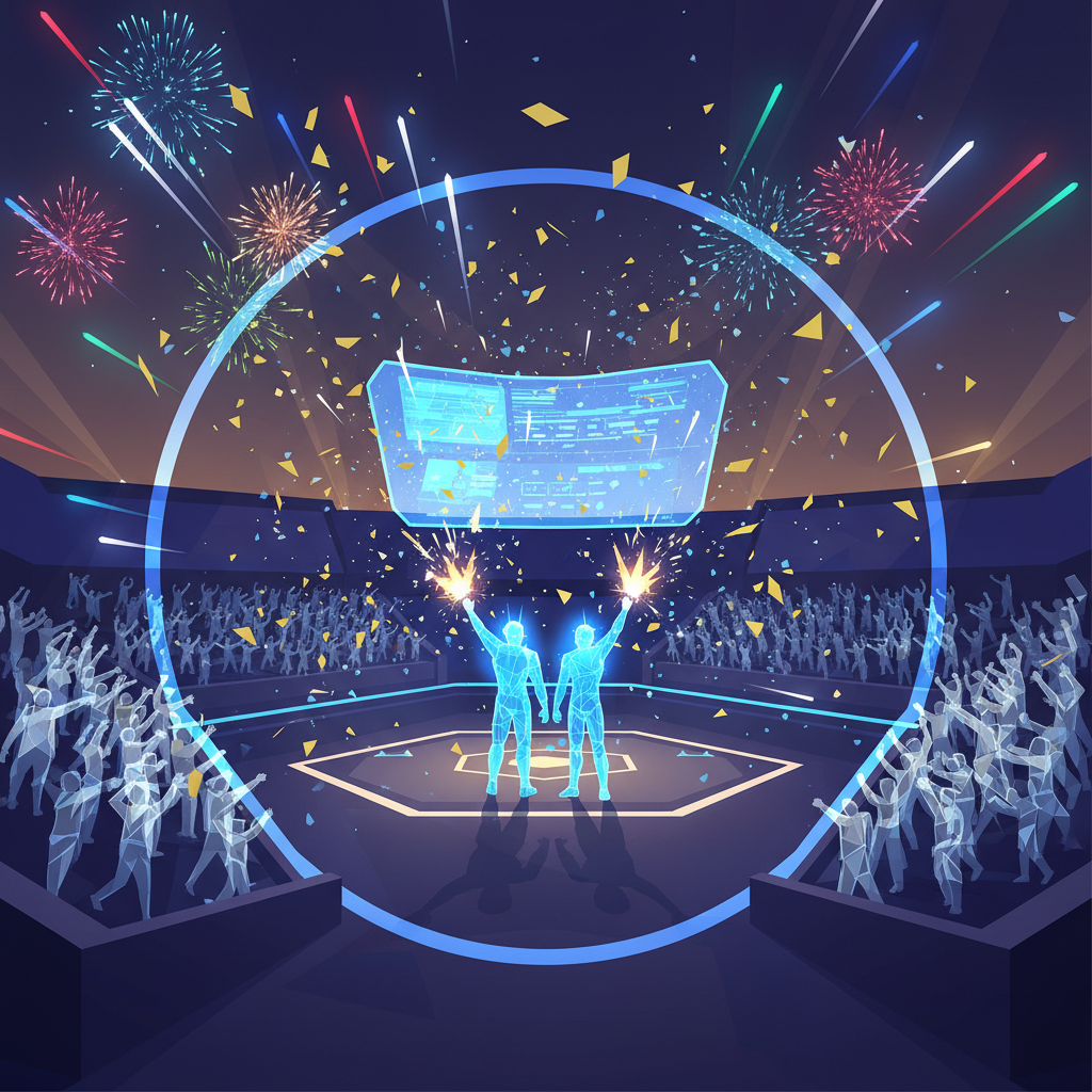 比賽結束，鏡頭起飛