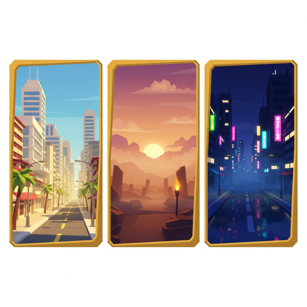 三個任務，三種光線